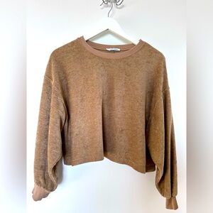 ZARA TEDDY SWEATER